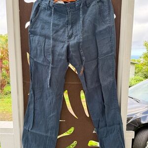 Kahala Men’s Drawstring Linen Pants